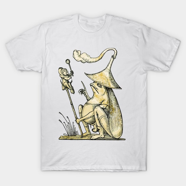 Toad Familiar - The Drolatic Dreams of Pantagruel T-Shirt by The Blue Box